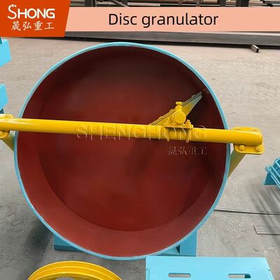 Disc Pan Mesin Granulator Pupuk Organik dengan Tingkat Granulasi 93% Tiga Pelabuhan Pelepasan dan 380V 50Hz