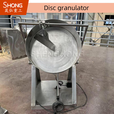 93% Tingkat Granulasi 380V Disc Pelletizer untuk 20%-40% Uap Pakan Pupuk organik dan pembuatan bola lumpur
