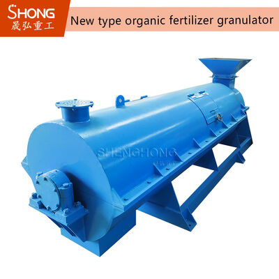 Granulator Pupuk Organik Biru yang Disesuaikan Dengan Kandungan Organik 100% Dan Tingkat Pembentukan 98%