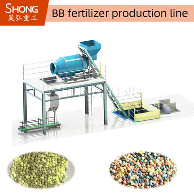 BB Fertilizer Production Line dengan kapasitas 1-20t/jam, tegangan 380V yang dapat disesuaikan dan garansi 1 tahun untuk pencampuran pupuk yang efisien