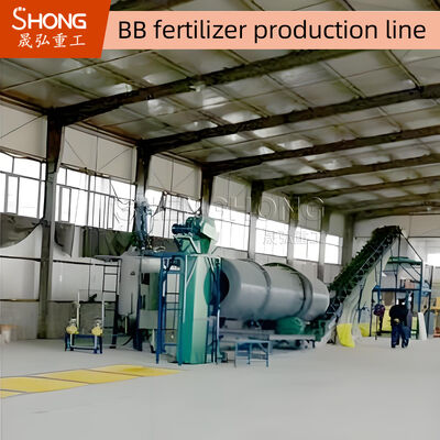 1-5t/jam Kapasitas Produksi BB Pupuk Produksi Line dengan efisiensi kerja tinggi dan fitur yang dapat disesuaikan