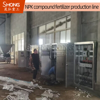 Kandungan Bahan Organik ≥30% NPK Lini Produksi Pupuk dengan Kapasitas 1-2 Ton Per Jam dan Granulasi Ganda Roller