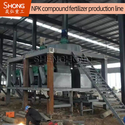 5t/h Kapasitas NPK Pabrik Pupuk untuk Bahan Baku Bubuk Kimia dengan Tegangan 380V