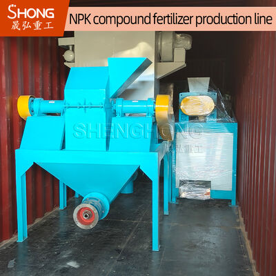 Granulator Roller Ganda untuk Produksi Pupuk Senyawa NPK dengan Kapasitas 12-15 Ton Per Jam dan Granulasi Bubuk Kering