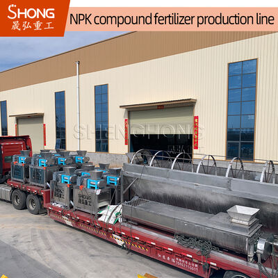 Lini Produksi Pupuk NPK dengan Granul Bentuk Oval dan Kapasitas Tahunan 1-20 Ribu Ton untuk Operasi Mudah