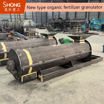 Tipe Baru Rotary Drum & Pin Granulator Pupuk Dua-dalam-Satu dengan Tingkat Granulasi Tinggi ≥90% dan Pin Tungsten Carbide yang Dapat Diganti untuk Kelembaban 15%-25%