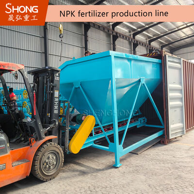 NPK Roller Extrusion Production Line with 3-Deck Vibrating Screen 304 Stainless Steel Mesh and 95% Screening Efficiency