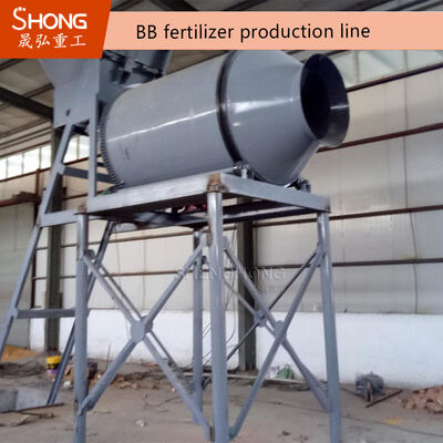 BB Fertilizer Production Line dengan kapasitas pencampuran 500kg, tegangan 380V yang disesuaikan, dan teknologi pencampuran drum untuk pencampuran pupuk yang efisien