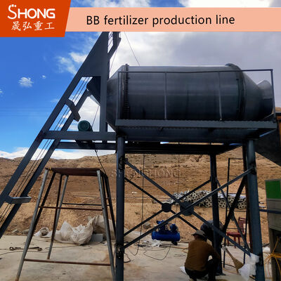 Granulator Pupuk Kapasitas 1-10t/jam yang dapat disesuaikan dengan daya 15-30KW untuk jalur produksi pupuk BB