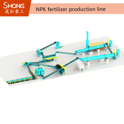 Peralatan Granulasi Pupuk NPK Kustom OEM dengan Granulasi Roller Press dan Kapasitas 1-20 T/H