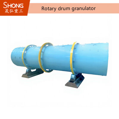 Corrosion Resistant Rotary Drum Granulator for 5-8 t/h Round Ball Shape NPK Fertilizer Granulator Machine Production